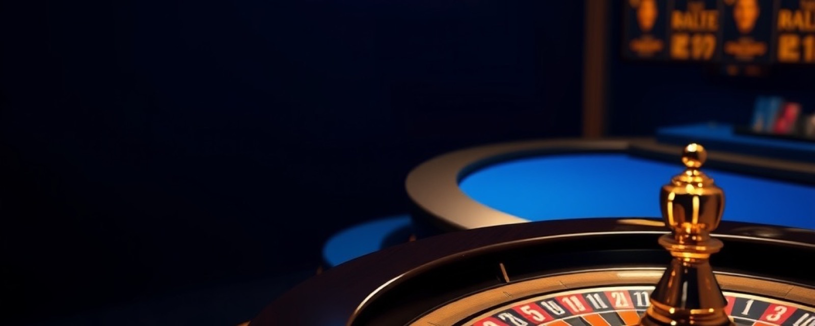 Diwa Ace Live Games artwork with glossy cards, gold chips and cobalt lighting