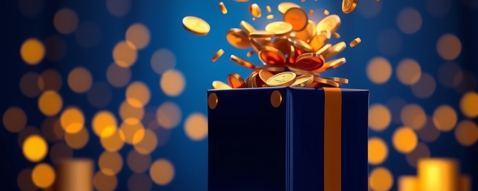 Diwa Ace Promotions artwork with glossy cards, gold chips and cobalt lighting
